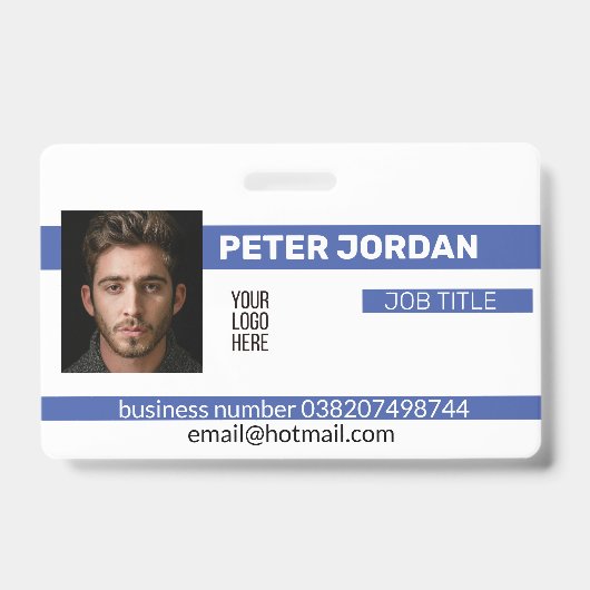 Foto-ID-badge Badge (Front)