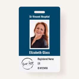  foto-ID-badge met Logo Badge