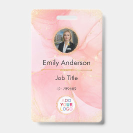Foto-ID-badge met Logo voor zakelijke werknemers Badge