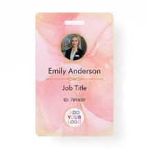 Foto-ID-badge met Logo voor zakelijke werknemers
