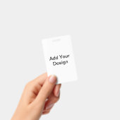 Foto ID-badge Voeg uw ontwerp toe badge (Handheld)