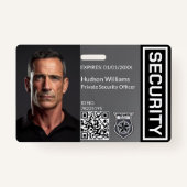 Foto-ID-badge voor aangepaste beveiligingscontrole Badge (Voorkant)