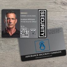 Foto-ID-badge voor aangepaste beveiligingscontrole