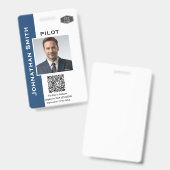 Foto-ID Bedrijf Beveiligings-ID QR-code Luchtvaart Badge (Front & Back)