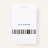 Foto-ID geregistreerde verpleegkundige Badge (Achterkant)