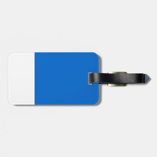 Foto-ID Kaart Blue Belt Bagagelabel (Achterkant horizontaal)