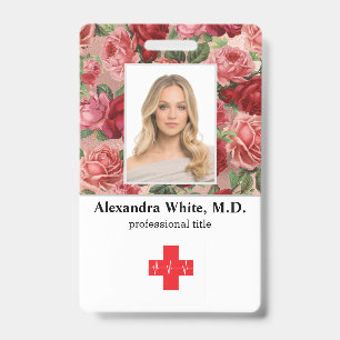 Foto ID Medewerker Ziekenhuis Medisch Professionee Badge