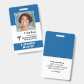 Foto-ID Personeel medisch medewerker Badge (Voor- en achterkant)