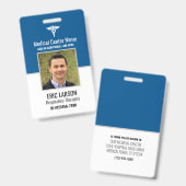 Foto-ID Personeel medisch medewerker Badge (Front & Back)