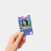 FOTO ID - Personeel VIP Pas Meisjesachtige Dierpri Badge (Handheld)