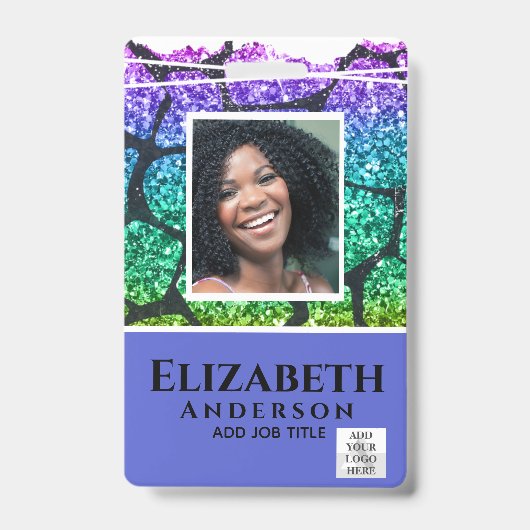 FOTO ID - Personeel VIP Pas Meisjesachtige Dierpri Badge (Voorzijde)