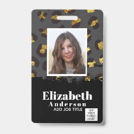 FOTO ID - Personeel VIP Pas Meisjesachtige Dierpri Badge