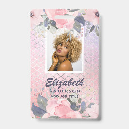 FOTO ID - Personeel VIP Pas Meisjesachtige Glitter Badge