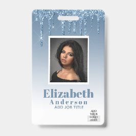 FOTO ID - Personeel VIP Pas Meisjesachtige Glitter Badge