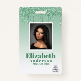 FOTO ID - Personeel VIP Pas Meisjesachtige Glitter Badge