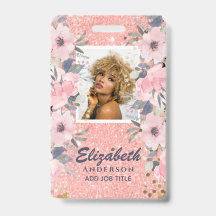 FOTO ID - Personeel VIP Pas Meisjesachtige Glitter