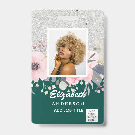 FOTO-ID Personeel VIP PAS Meisjesachtige Glitters Badge