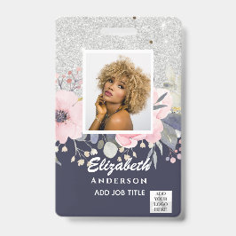 FOTO-ID Personeel VIP PAS Meisjesachtige Glitters Badge