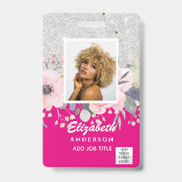 FOTO-ID Personeel VIP PAS Meisjesachtige Glitters Badge