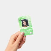 FOTO-ID Personeel VIP PAS Waterverf Abstracten Badge (Handheld)