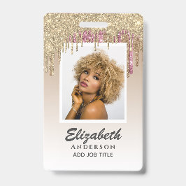 FOTO ID - Personeels VIP Pas Meisjesachtige Glitte Badge