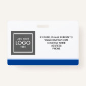 Foto-ID van bedrijfsmedewerker Badge (Achterkant)