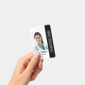 Foto-ID van werknemer met aangepaste details Badge (Handheld)