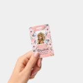 FOTO-id - VIP van werknemer pas Girly Glitter Flow Badge (Handheld)