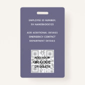 FOTO-id - VIP van werknemer pas Girly Glitter Flow Badge (Achterkant)