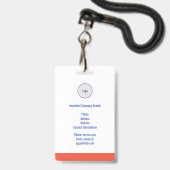 Foto-ID voor speciale evenementen Badge (Achterkant met lanyard)