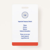 Foto-ID voor speciale evenementen Badge (Achterkant)