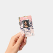 FOTO-ID Werknemer VIP PAS Meisjesachtige Glitters Badge (Handheld)