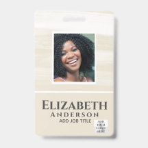 FOTO-ID Werknemer VIP PAS Waterverf Abstracten