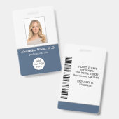 Foto ID Werknemersziekenhuis Medische professional Badge (Front & Back)