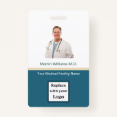 Foto ID Ziekenhuis Medische beroepsnaam Badjes Badge (Achterkant)