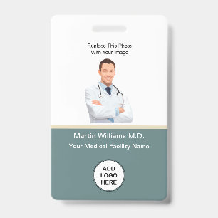 Foto-ID Ziekenhuis Medische Staf Naam Badge