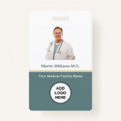 Foto ID Ziekenhuis Medische titel Badge (Voorkant)