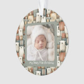 Foto IJsbeer Kerst Acryl Ornament (voorkant)