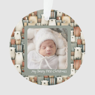 Foto IJsbeer Kerst Acryl Ornament