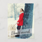 Foto Ik heb Brush Script Overlay verplaatst Aankondigingskaart (Voorkant)