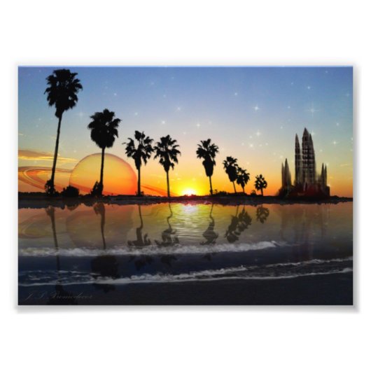 Foto Impresión: Dream Beach / Promodecor Foto Afdruk (Voorkant)