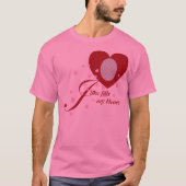 foto in een T-shirt voor het hart (Voorkant)