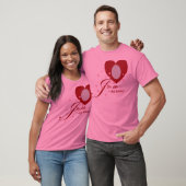 foto in een T-shirt voor het hart (Unisex)