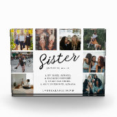 Foto in glazen blok zusterdefinitie (Voorkant)