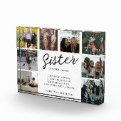 Foto in glazen blok zusterdefinitie (Rechts)