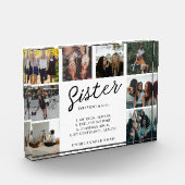 Foto in glazen blok zusterdefinitie (Links)