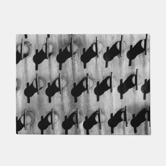 Foto industriële kunst deurmat (Voorkant)