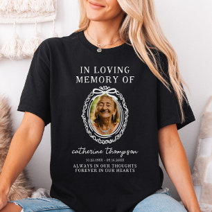 Foto ingelijste begrafenismonument t-shirt