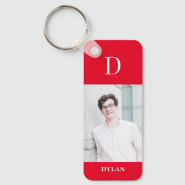 Foto Initiaal Editable Color Personalized Sleutelh Sleutelhanger