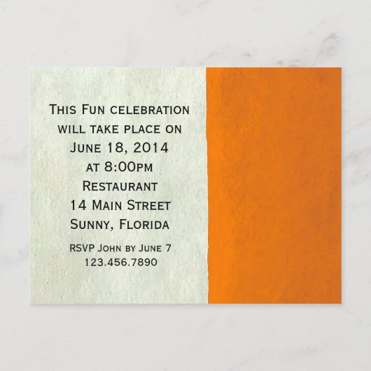 FOTO INSERT ~ Briefkaart / Afstuderen Uitnodiging (Achterkant)